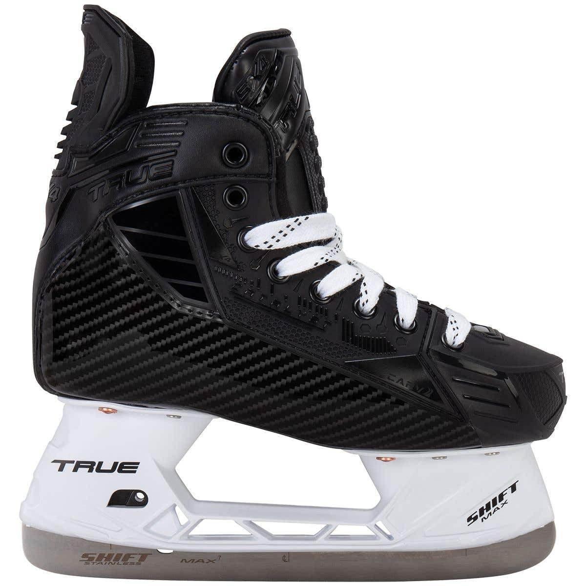 True Catalyst 5X4 Junior Ice Hockey Skates - Black Out