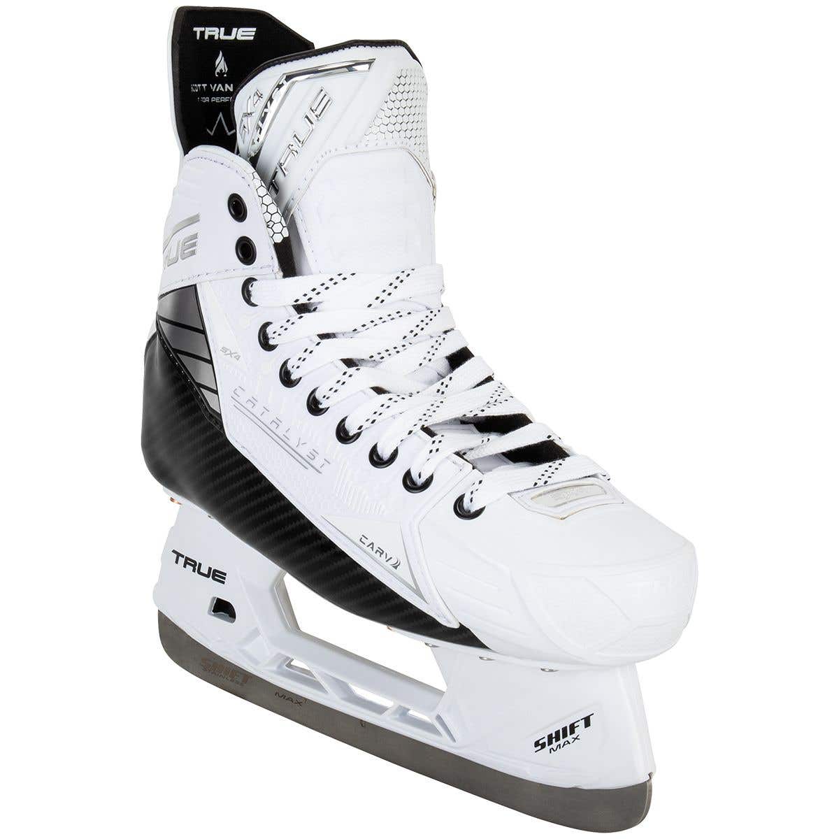 True Catalyst 5X4 Senior Ice Hockey Skates - White Out