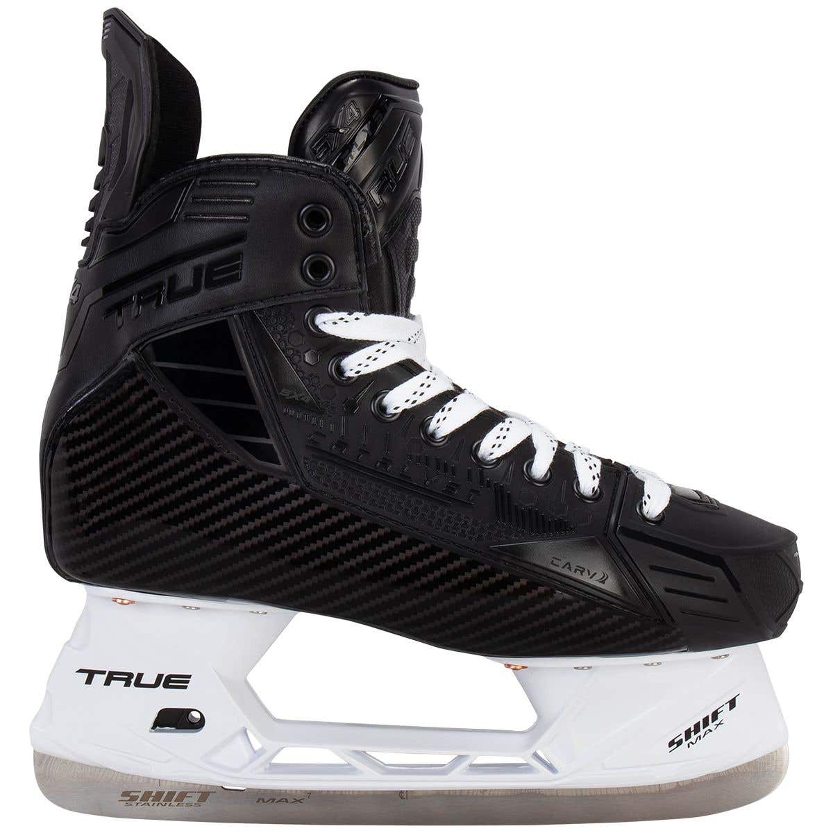  True Catalyst 5X4 Senior Ice Hockey Skates - Black Out