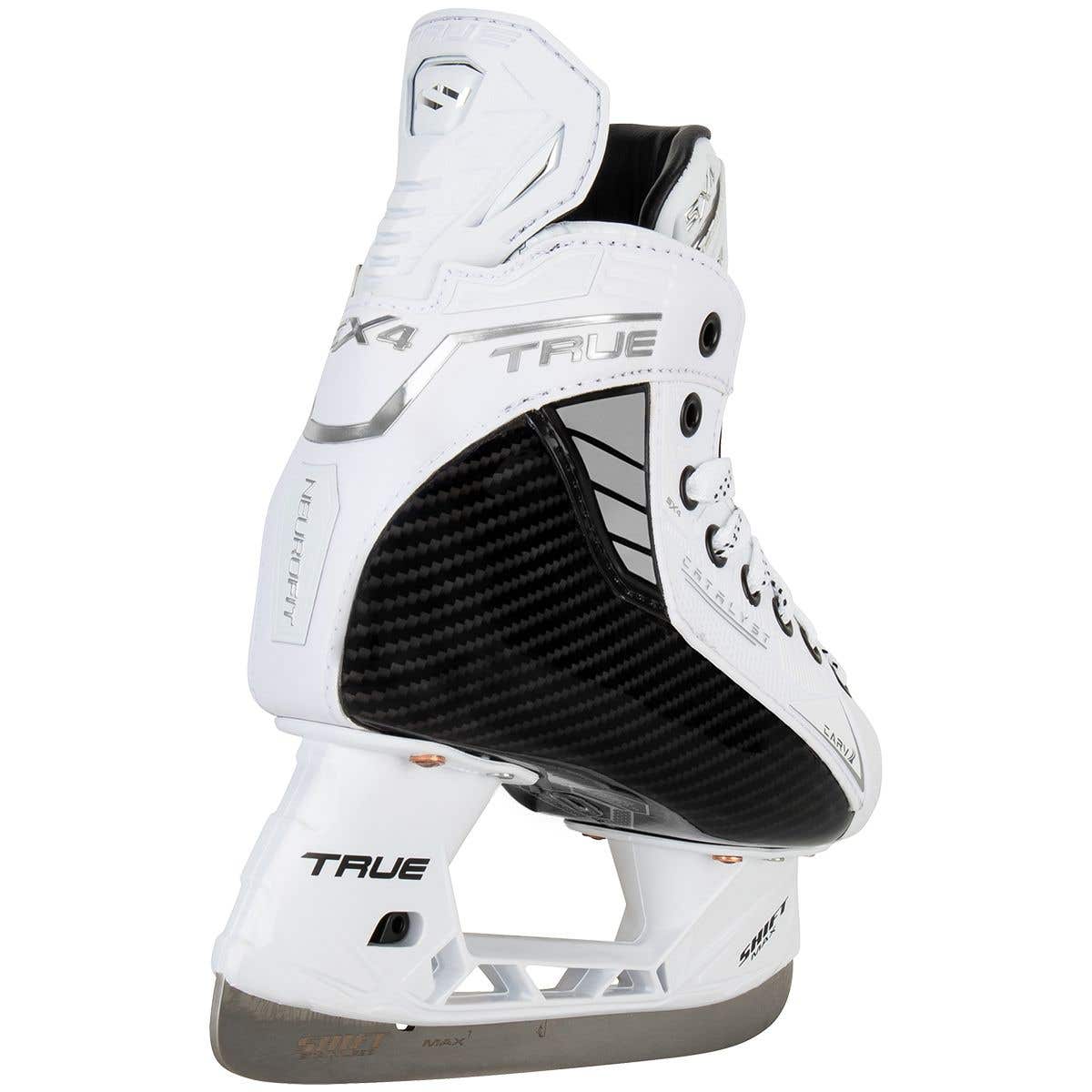 True Catalyst 5X4 Junior Ice Hockey Skates - White Out