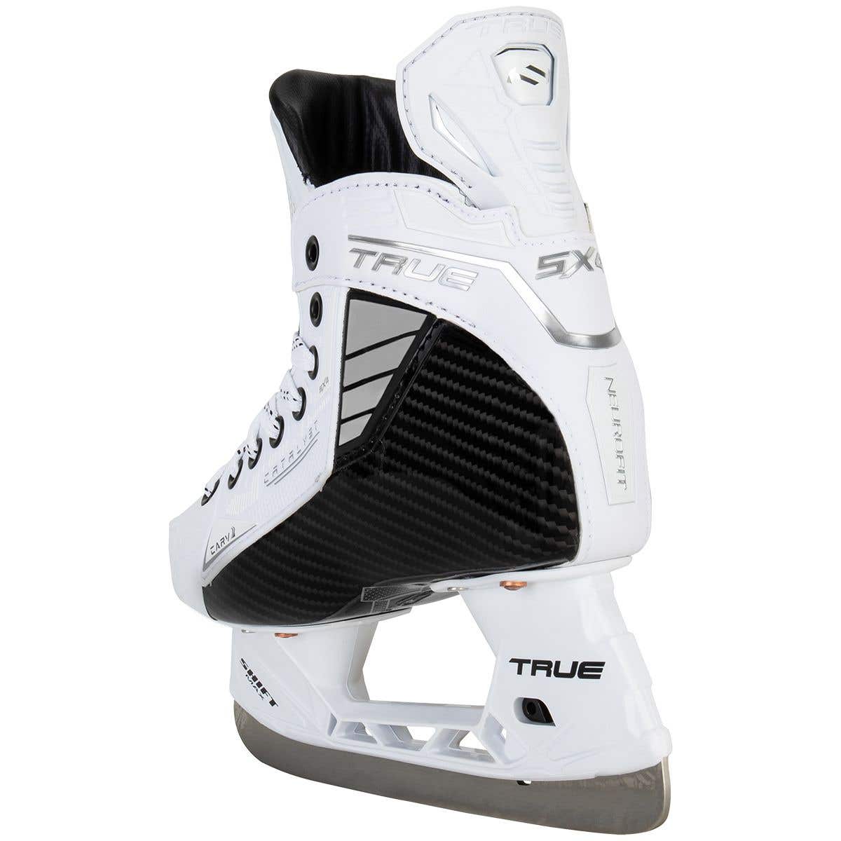  True Catalyst 5X4 Junior Ice Hockey Skates - White Out