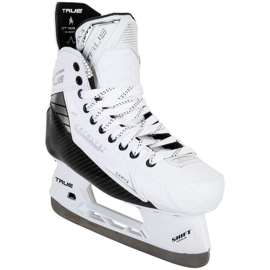  True Catalyst 5X4 Senior Ice Hockey Skates - White Out