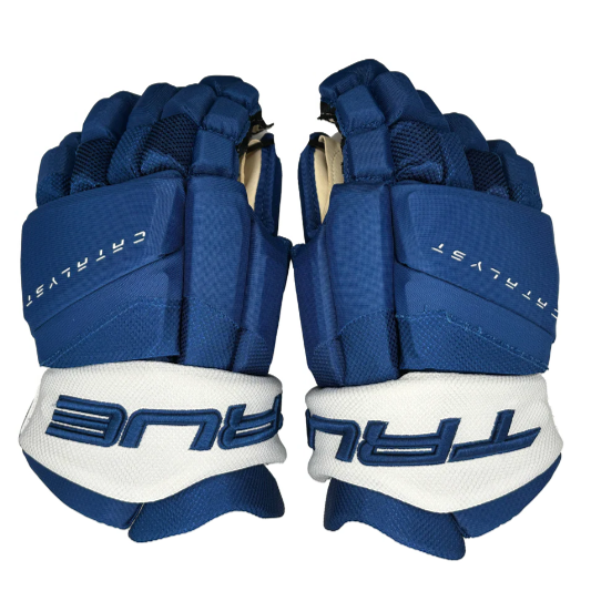  True Catalyst Pro - NHL Pro Stock Glove - Toronto Maple Leafs (Blue/White)