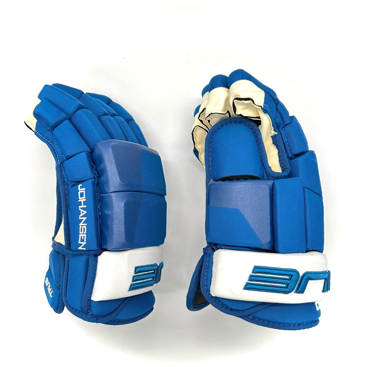  True A6.0 - NHL Pro Stock Glove - Ryan Johansen (Blue/White)