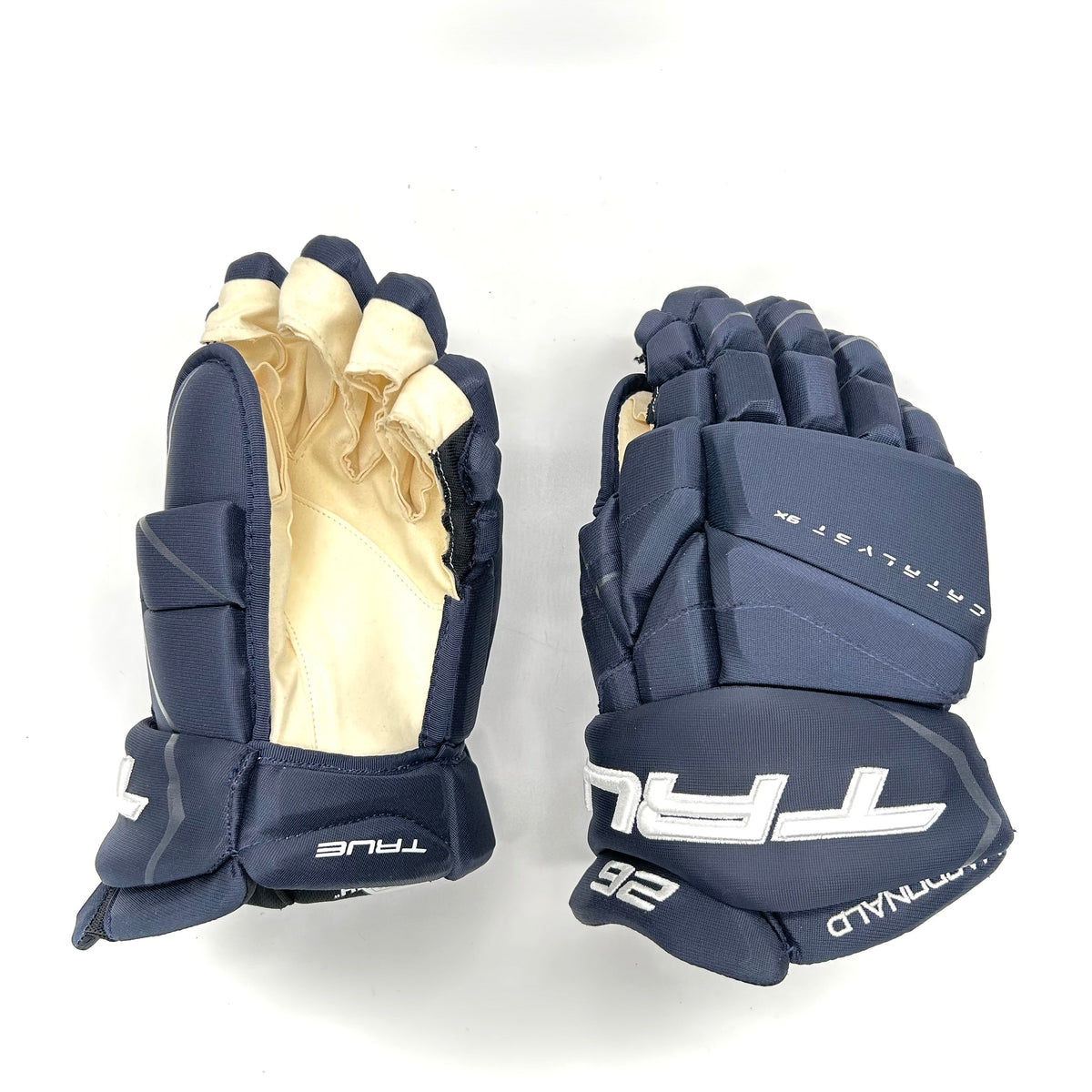  True Catalyst 9X - NHL Pro Stock Glove - Jacob MacDonald (Navy)