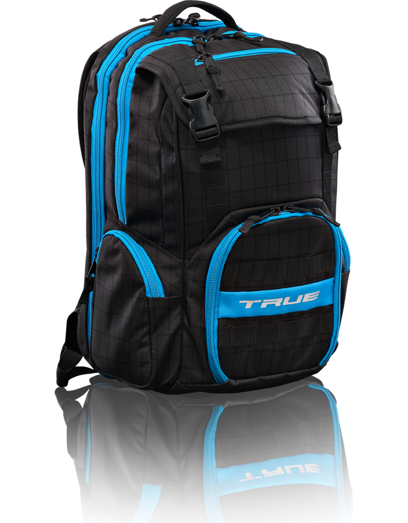 True Hockey True 2021 Elite Backpack (Black/Blue)